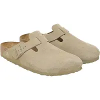 Birkenstock Boston Faded Khaki Normaal Voetbed - Loafers - 1025788