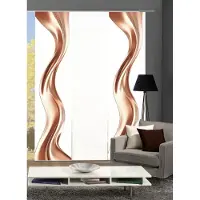 Home wohnideen Schiebegardine "OAKLEY", (3 St.), SCHIEBEVORHANGSET,SEIDENOPTIK,DIGIDRUCK