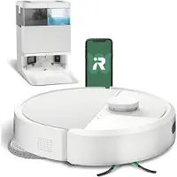 iRobot Roomba Plus 405 Combo Robot + AutoWash Dock, Beutellos, Weiß, Rund, Staubbeutel, 3 Rad/Räder, Ladend, Purification