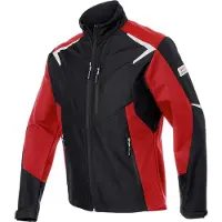 Kübler Softshell Jacke BODYFORCE schwarz/mittelrot Form 1425 Grösse L