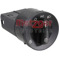 METZGER Lichtschalter Hauptlicht Lichtschalter 09161118 für SKODA Fabia II Schrägheck (542) Fabia II Combi (545) ROOMSTER (5J) Octavia I Combi (1U5)