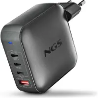 NGS Wandladegerät Mit 1 Usb-a-und 3 Usb-c-anschlüssen 165w