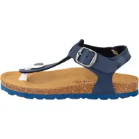 TROLLKIDS Sandale "GIRLS ALESUND SANDAL", Mädchen, Gr. 28, Leder, blau (navy), Synthetik, Schuhe Sandale