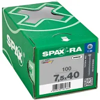 Spax -Ra Flachsenkkopf T-Star Plus T30 Vollgewinde Wirox