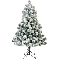 Kaemingk Weihnachtsbaum Imperial Kiefer verschneit h150 cm grün/weiß - Everlands