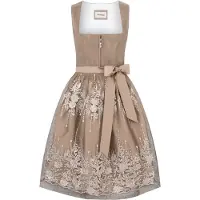 Stockerpoint Midi Dirndl "Sarah" in hellbraun | Gr.: 42