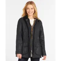 Barbour Jas Women Beadnell Wax Jacket Navy-6