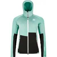 Ortovox Fleece Rib Hoody Womens Aquatic Ice XL Outdoor Hoodie