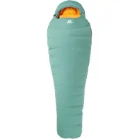 Mountain Equipment Glacier 450 Schlafsack Damen Daunenschlafsäcke Bergsport Größe REG RIGHT gruen