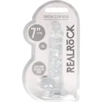 Realrock - transparenter realistischer Dildo - transparent (17cm)