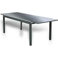 HOME DELUXE - Gartentisch SOL - schnell ausziehbar 180 - 240 cm, aus Aluminium