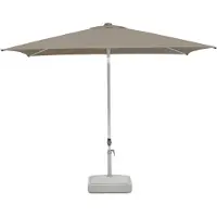 Glatz Suncomfort by , Sonnenschirm / Mittelmastschirm "Pop Up 250 x 200", light taupe, 250 x 200 cm