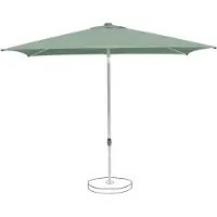 Glatz Suncomfort by , Sonnenschirm / Mittelmastschirm "Pop Up 250 x 200" ( Retoure), frost green, 250 x 200 cm