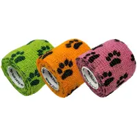 LisaCare Selbstklebende Tierbandage - Pfotenverband 5cmx4,5m 3 St Bandage(s)
