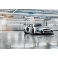 Komar Fototapete "Audi R8 Le Mans - Größe 368 x 254 cm" bedruckt glatt Wohnzimmer, Schlafzimmer