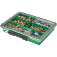 Spax Sortimentskasten Senkkopf Stahl PZ inkl. Bits - 199 Stk. GLO763031928