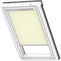 Velux Sichtschutzrollo beige uni manuell Rahmen aluminium RFL U04 1086S