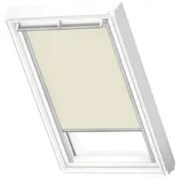 Velux Sichtschutzrollo beige uni manuell Rahmen aluminium RFL FK06 1086S