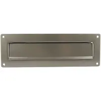 Burg wachter Ausseneinwurfblende PORTA 796, 304 x 101 x 3 mm, schwarz-braun, metallic matt