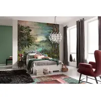 Overig Vliestapete "Digitaldruck Vlies - Cours Fluvial - Größe 250 x 250 cm" bedruckt glatt Wohnzimmer, Schlafzimmer