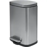 Spirella Akira Waste Bin – With Pedal – 5 Liters – Light Grey