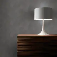 DecoMode Vliestapete "Basic stuc" uni geprägt Grau - 10m x 52cm