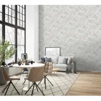 Overig Vliestapete "Holz/Stein, Modern", Steinoptik, moderne Tapete für Wohnzimmer Schlafzimmer Küche