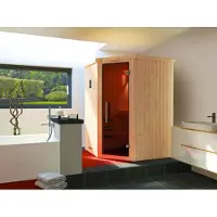 Weka Elementsauna KIRUNA 1 GT inkl. 3,6 kW BioS-Ofenset (230 V) x B x T x H x 144 x 144 x 199