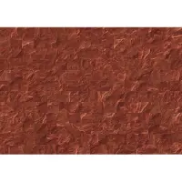 Overig Vliestapete "Digitaldruck Vlies - Red Slate Tiles - Größe 400 x 280 cm" bedruckt glatt Wohnzimmer, Schlafzimmer