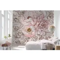 Overig Vliestapete "Digitaldruck Vlies - Allegra - Größe 300 x 280 cm" bedruckt glatt Wohnzimmer, Schlafzimmer