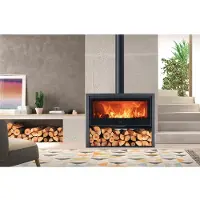 Panadero "Breitbild"-Kaminofen ARPEGE ECODESIGN, ext. Zuluft - 8 kW