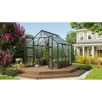 Vitavia Gewächshaus "Olymp 6700" schwarz 6,7 m² 6 mm HKP