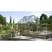 Vitavia Vitavia, Aktionsangebot (inkl. 100 Euro Zubehör): Gewächshaus "Jupiter 6700", aluminium eloxiert, 6,7 m², 3 mm ESG