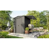 Pergart Globel Industries, Gerätehaus "Gartenmanager Dream 65", anthrazit, 2,83 m², inkl.Schleppdach