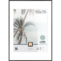 Overig Kunststoffrahmen Kyoto , schwarz , Kunststoff , Maße (cm): B: 51 H: 71 T: 1.8