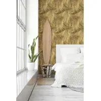 Overig Vliestapete "Tapete Gelbes Gras" geprägt moderne Vliestapete für Wohnzimmer Schlafzimmer Küche