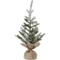 Décoris künstlicher Weihnachtsbaum Schnee Dekoration Ø30xH60cm Baum