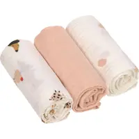 Lassig Mulltücher M 3er Pack Little Mateys Spicy orange 60 x 60 cm