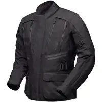 Modeka Lucano wasserdichte Motorrad Textiljacke, schwarz, 2XL