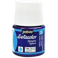 Pebeo Stofffarbe - PéBéo - Setacolor opak - Violett lila - 45 ml - Sehr deckend