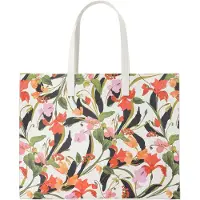 Ted Baker Shopper Schultertasche Florish Floral Printed Extra Large Icon Bag Cream creme bunt