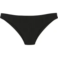 Copenhagen Studios Bikini-Hose "Nela", Damen, Gr. 34, N-Gr, schwarz, Rippware, Recycling-Polyamid, strukturiert, unifarben, Badehosen Bikini-Hose, in knapper Schnittform