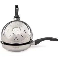 KLAMER Bratpfanne 20cm, antihaftbeschichtete Induktions-Pfanne, Premium Beschichtung, hochwertige Profi-Universalpfanne