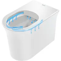 Duravit Stand-Tiefspül-WC WHITE TULIP rim. Abgang waagerecht HygieneGlaze weiss