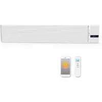 Quality Heating Infrarotheizer - Weiß - 1800 - 2400Watt, Fernbedienung, IP44