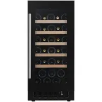 Dunavox Unterbau Weinkühler Flow-32 DAUF-32.83B, Höhe 820mm, 32 Flaschen, schwarz
