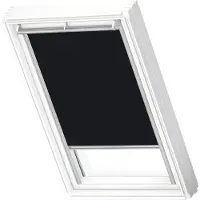 Velux Original Verdunkelungsrollo für dachfenster P08, PK38, Schwarz, Grauer Führungsschiene