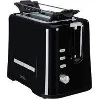 Exquisit Toaster TA 3102 SWI | Defrost-Funktion | abnehmbarer Brötchenaufsatz | 6 Bräunungsstufen | 870 Watt | ausziehbare Krümmelschublade