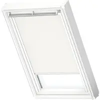 Velux Original Verdunkelungsrollo für dachfenster U08, Weiß, weißer Führungsschiene