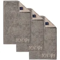 JOOP! JOOP Gästehandtuch "Gästetuch Classic Frottier 3er Pack", (3er Pack St.)